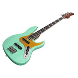 Sire Basses V5.24 A4/MLG Elzenhouten 24-frets 4-snarige passieve basgitaar mild groen