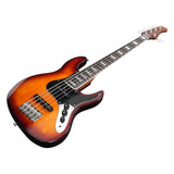 Sire Basses V5.24 A5/TS Elzenhouten 24-frets 5-snarige passieve basgitaar tobacco sunburst