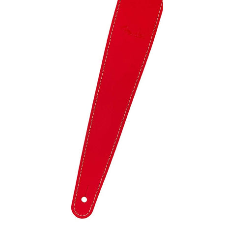 Fender 990642109 Essentials 2" leren gitaarband, rood