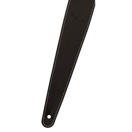 Fender 990642106 Essentials 2" leren gitaarband, zwart