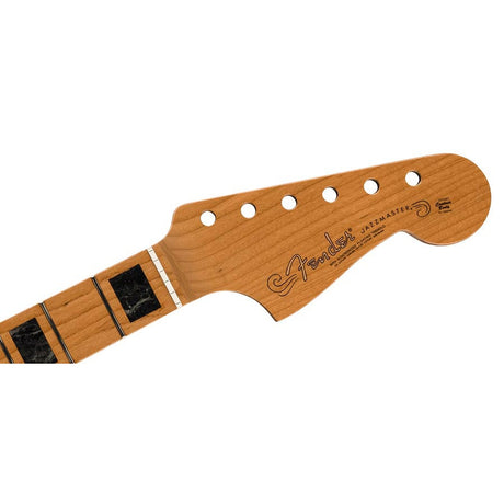 Fender 992202920 roasted maple Jazzmaster neck, block inlay, 22 medium jumbo frets, 9.5" radius maple fretboard, MIM