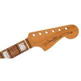 Fender 992203920 roasted maple Jazzmaster neck, block inlay, 22 medium jumbo frets, 9.5" radius pao ferro fb, MIM