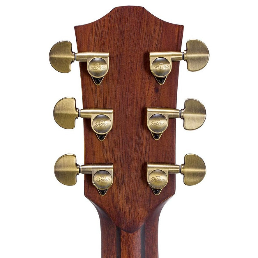 Bromo BAR1HM Rocky Mountain Series dreadnought mahonie akoestische western gitaar