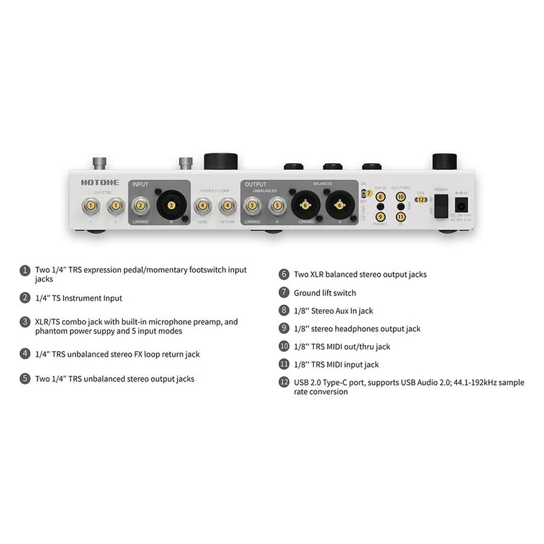 HoTone MP-380 Ampero Series multi-effectpedaal