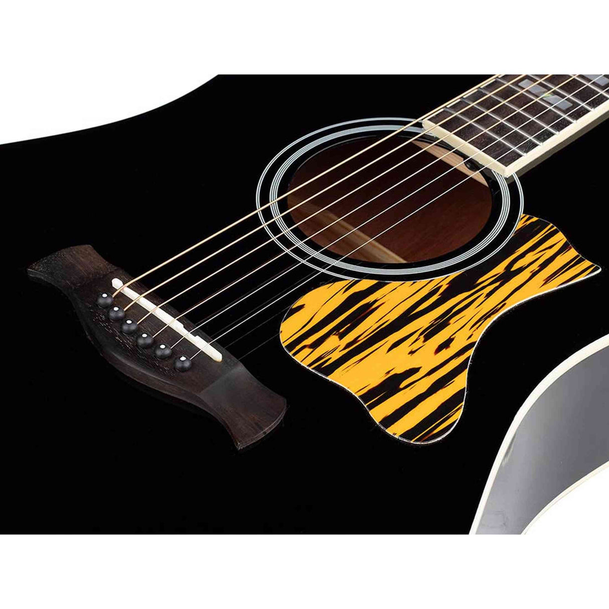 Richwood HSDS42BK Heritage Series Dreadnought massief sparren bovenblad hoogglans zwart