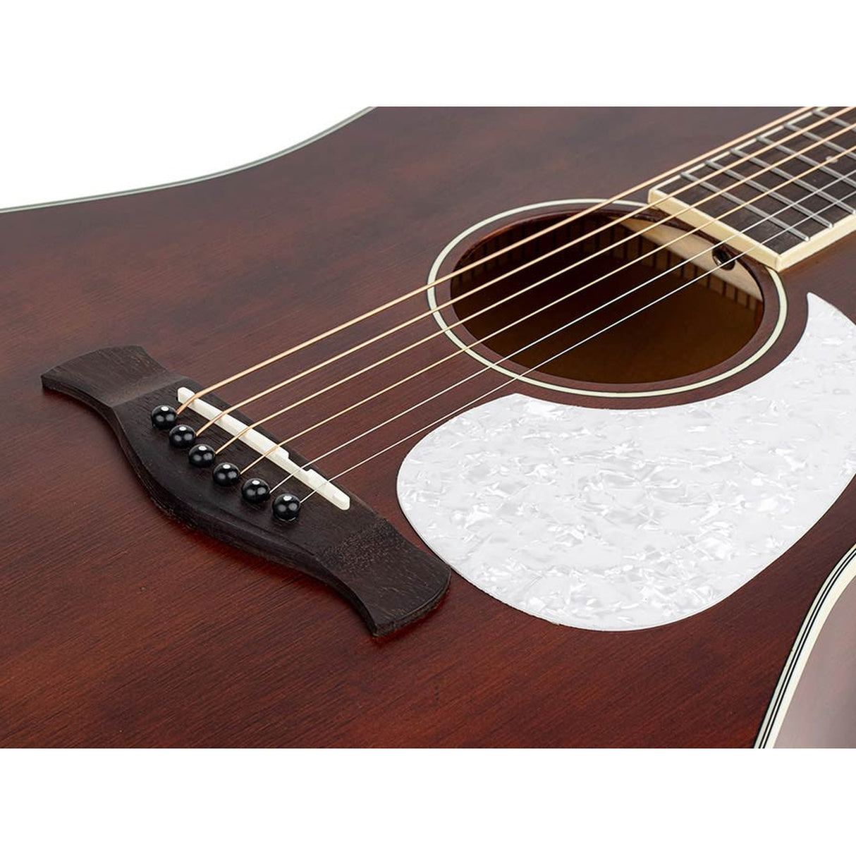 Richwood HSD-35-MBR Heritage Series bruine dreadnought gitaar met massief bovenblad