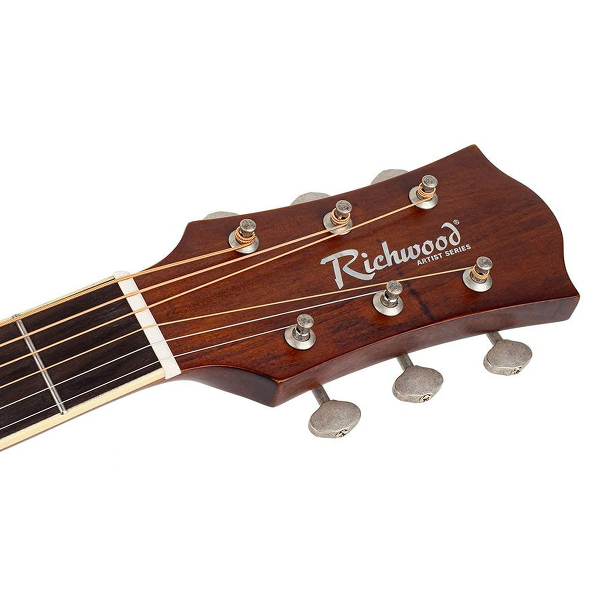 Richwood HSD-35-MBR Heritage Series bruine dreadnought gitaar met massief bovenblad