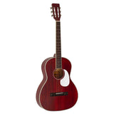 Richwood HSP-35-MRD Heritage Series Parlor massief ceder bovenblad mat rood