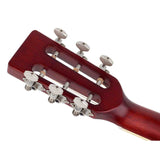 Richwood HSP-35-MRD Heritage Series Parlor massief ceder bovenblad mat rood