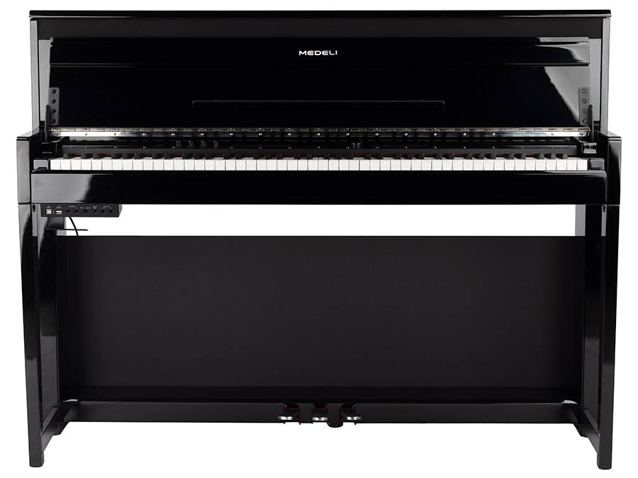 Medeli DP650KW/GB digitale piano hoogglans zwart