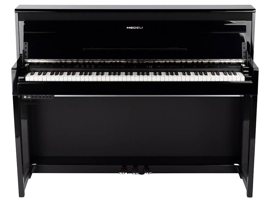 Medeli DP650KW/GB digitale piano hoogglans zwart