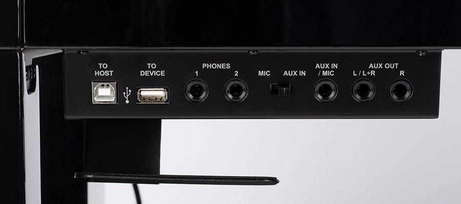 Medeli DP650KW/GB digitale piano hoogglans zwart