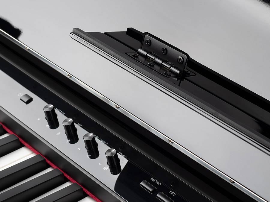 Medeli DP650KW/GB digitale piano hoogglans zwart