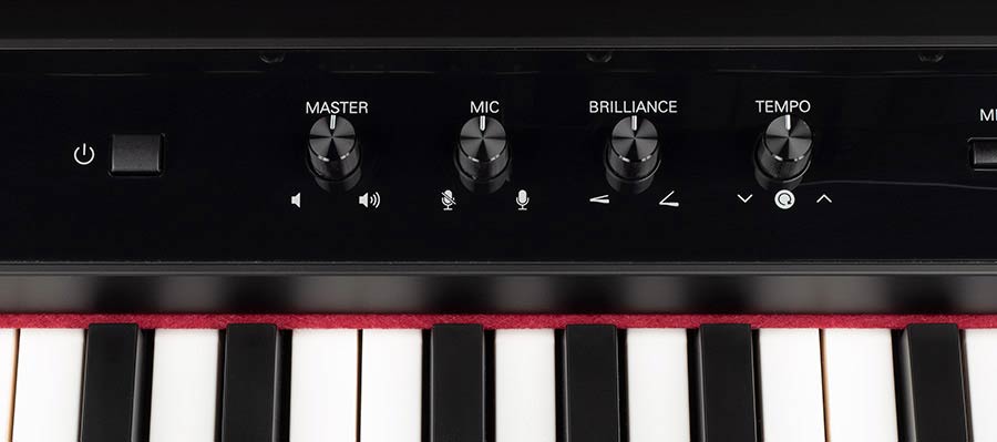 Medeli DP650KW/GB digitale piano hoogglans zwart