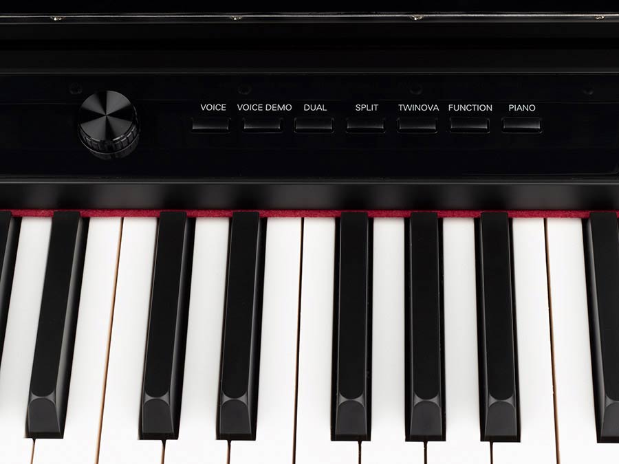 Medeli DP650KW/GB digitale piano hoogglans zwart