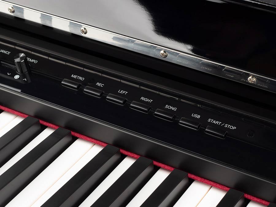 Medeli DP650KW/GB digitale piano hoogglans zwart