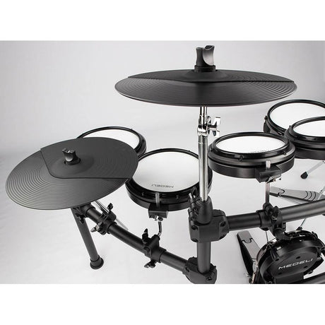 Medeli MZ725 Elektrisch Drumstel – All Mesh Head met Dubbele Crash en Floortom
