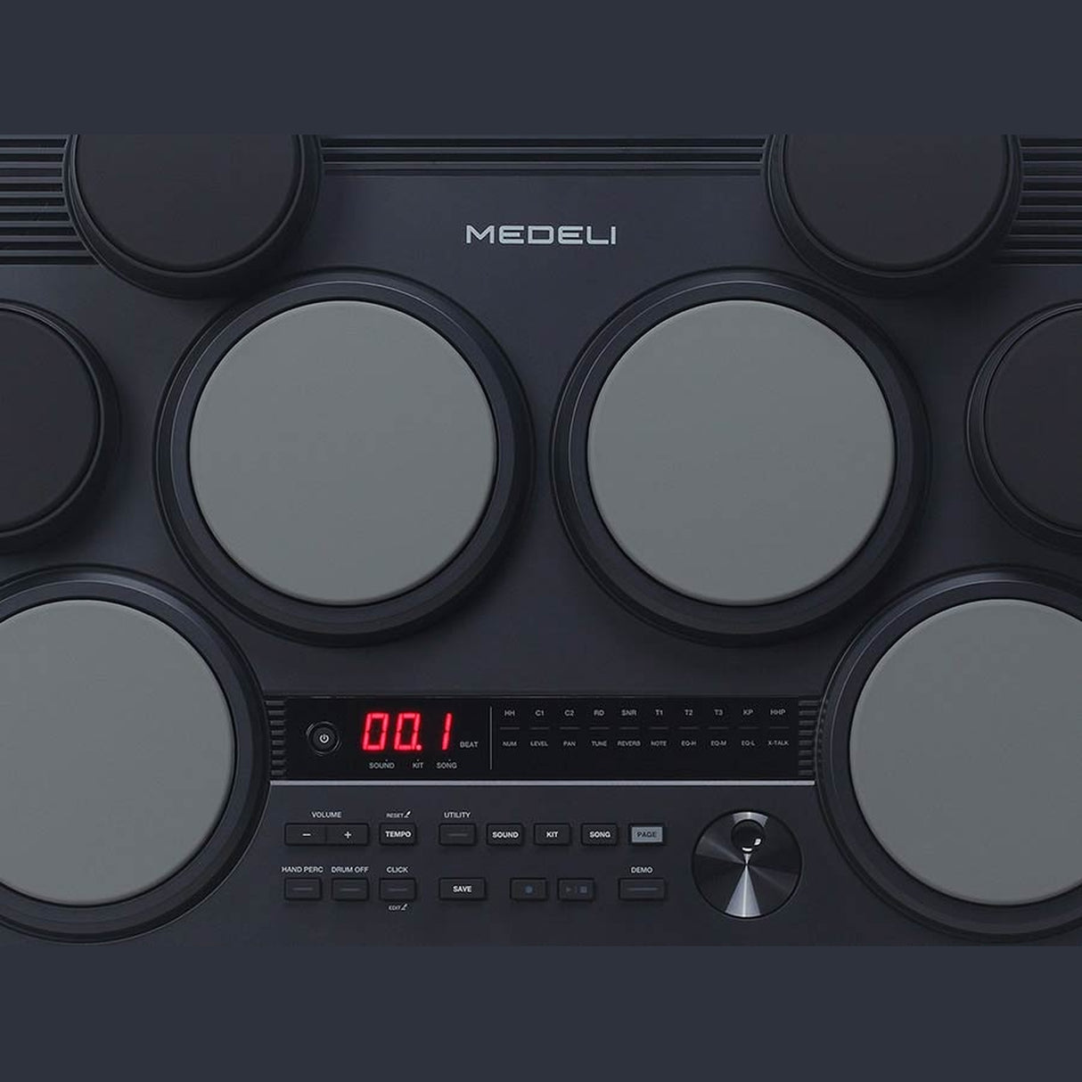 Medeli DD225 drumcomputer met 7 pads