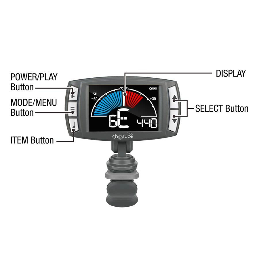 Cherub WMT-560 oplaadbare metronoom met tuner en toon generator