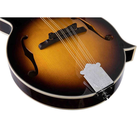 SX SMF760VS F-Style Mandoline – Massief Gesneden Sparren Top, Hoogglans Afwerking & 29 Frets