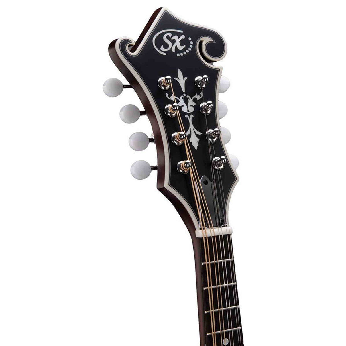 SX SMF840VS F-Style Mandoline – All Solid, Massief Mahonie & Sparren, 29 Frets & Vintage Sunburst