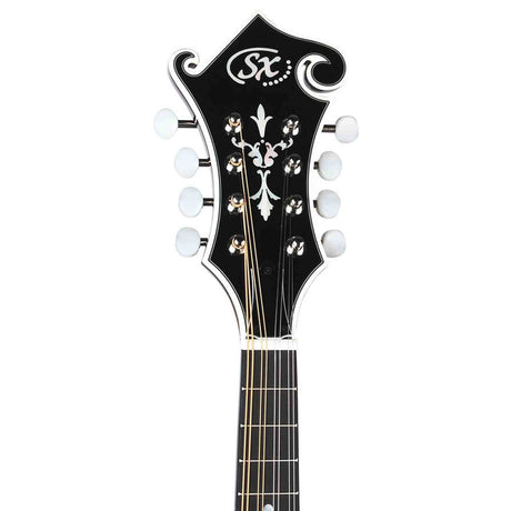 SX SMF860VS F-Style Mandoline – All Solid, Hoogglans Vintage Sunburst & 29 Frets