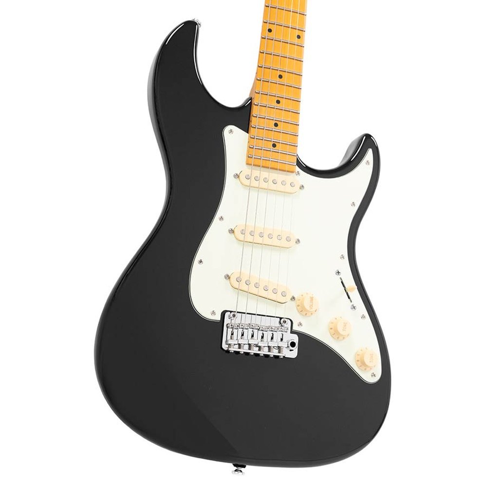 Sire Guitars S5/BK Alder elektrische gitaar S-stijl, zwart