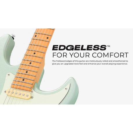 Sire Guitars S5/BK Alder elektrische gitaar S-stijl, zwart