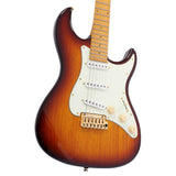 Sire Guitars S10 SSS/TS Swamp ash elektrische gitaar S-stijl, tobacco sunburst, inclusief koffer