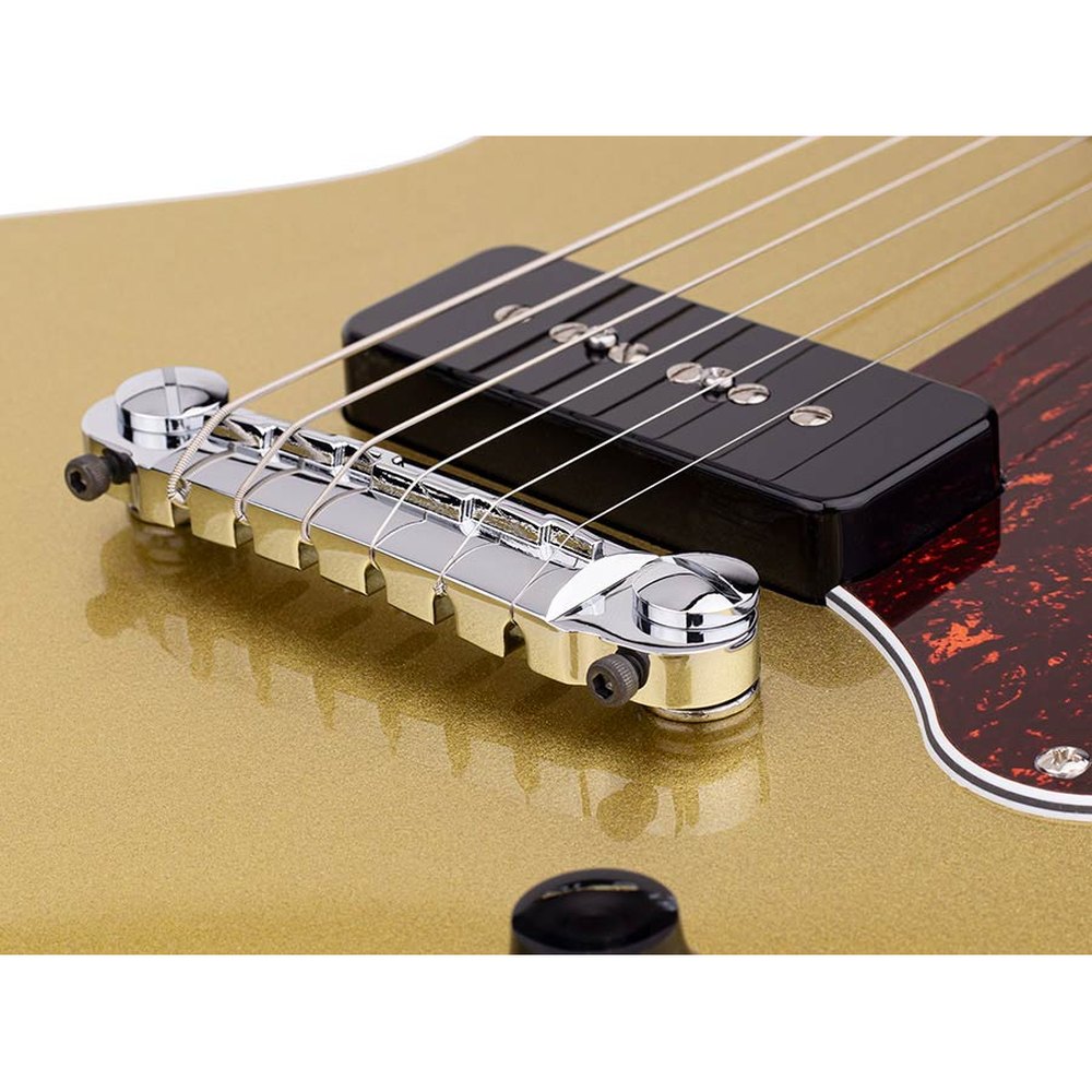 Sire Guitars L3 P90/GD Mahonie elektrische gitaar L-stijl, goldtop