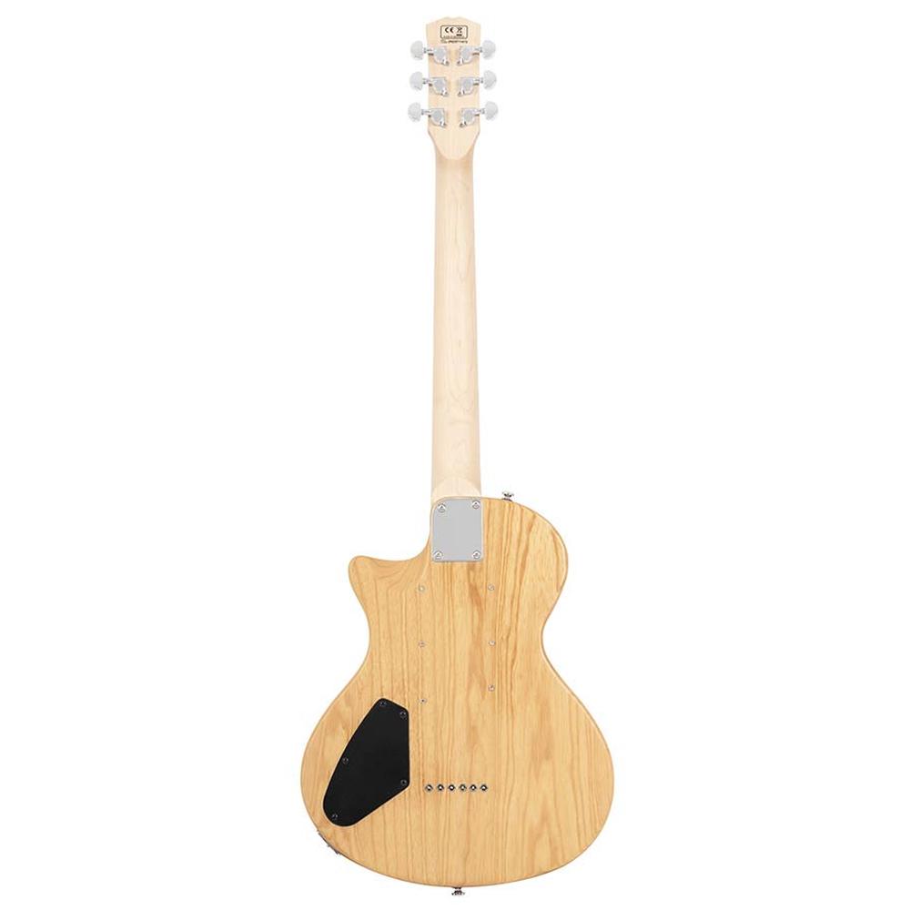 Sire Guitars IL5/NTS Swamp ash + esdoorn elektrische gitaar L-stijl, naturel bruine satijn