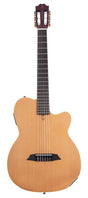 Sire Guitars G5C/NTS Mahonie + ceder nylon snaar elektrische gitaar, naturel satijn