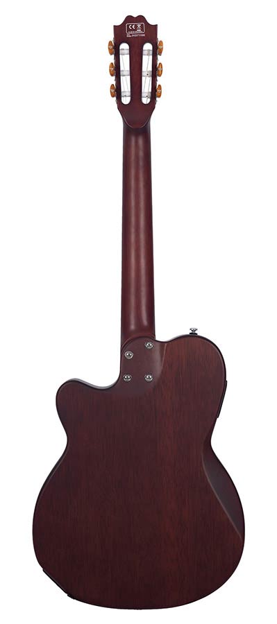 Sire Guitars G5C/NTS Mahonie + ceder nylon snaar elektrische gitaar, naturel satijn