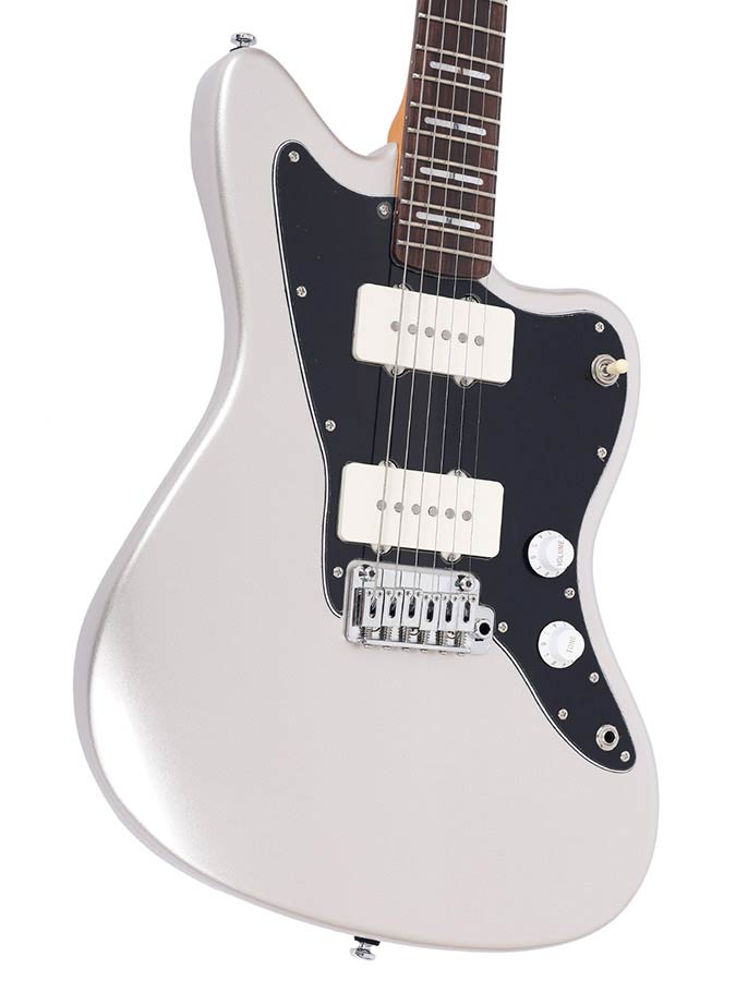 Sire Guitars J3/SV Mahonie elektrische gitaar J-stijl, zilver