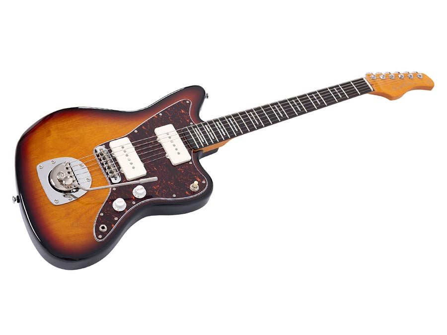 Sire Guitars J5/3TS Mahonie elektrische gitaar J-stijl, 3-tone sunburst