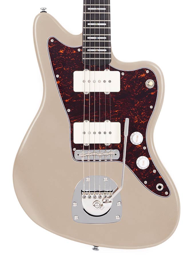 Sire Guitars J5/CGM Mahonie elektrische gitaar J-stijl, champagne goud metallic