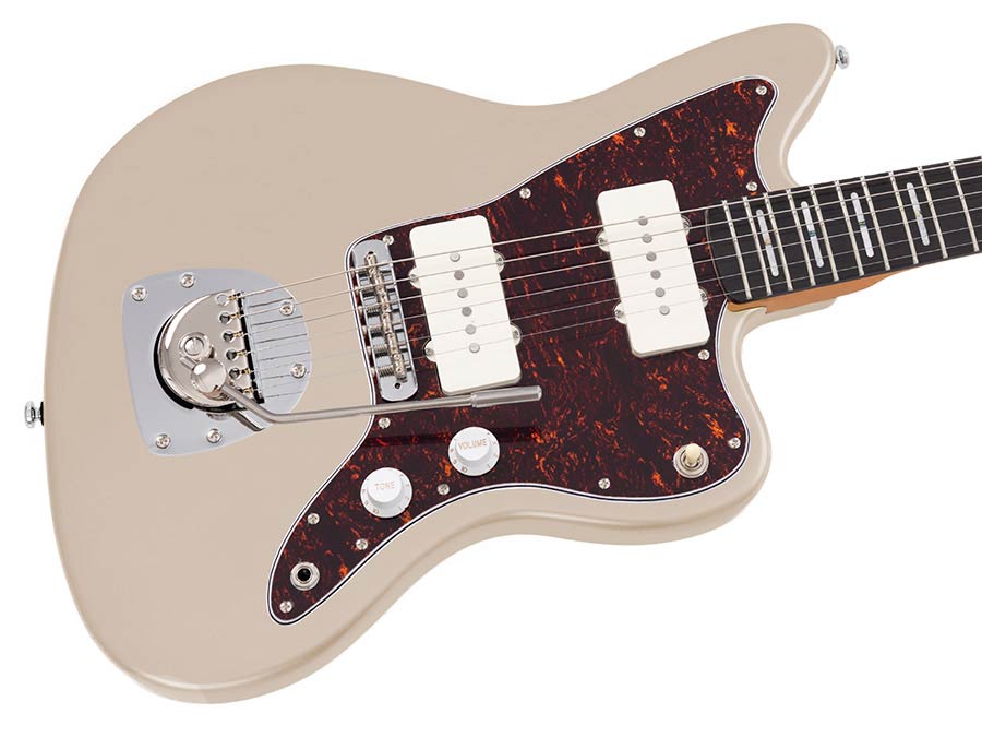 Sire Guitars J5/CGM Mahonie elektrische gitaar J-stijl, champagne goud metallic