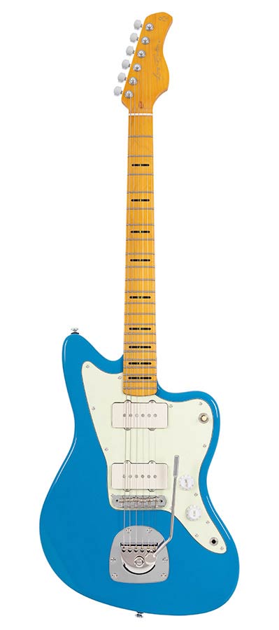 Sire Guitars J5/BLU Mahonie elektrische gitaar J-stijl, BLAUW