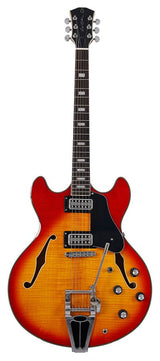 Sire Guitars H7T/CS Elektrische archtop gitaar met tremolo, cherry sunburst