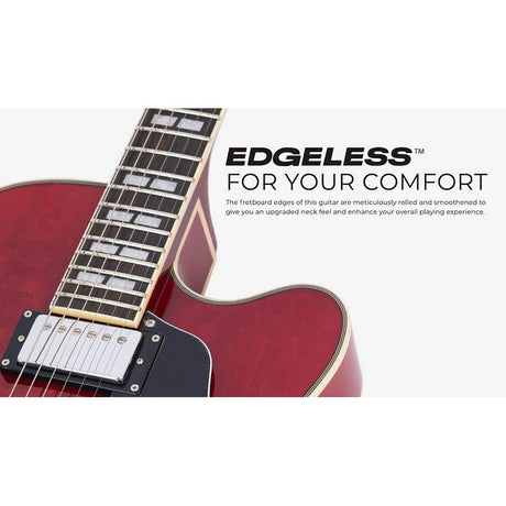 Sire Guitars H7F/BK Elektrische archtop gitaar, zwart