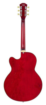 Sire Guitars H7F/STR Elektrische archtop gitaar, doorkijk rood