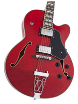 Sire Guitars H7F/STR Elektrische archtop gitaar, doorkijk rood