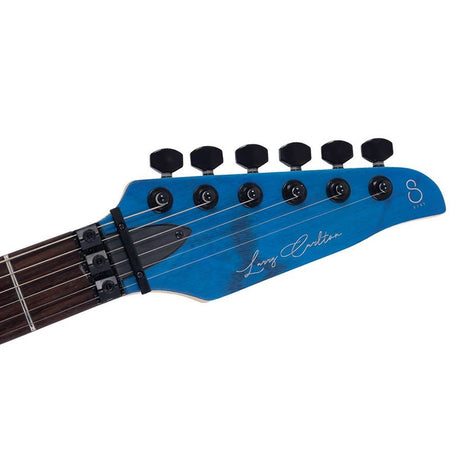 Sire Guitars X5/TBLS Mahonie + ash elektrische gitaar, transparant blauw satijn