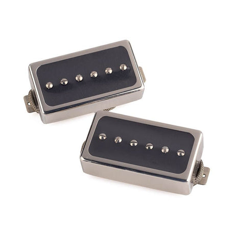 Lollar 10304-111521 set van twee "Novel 90" enkele spoel pickups, hals en brug, zwart mat