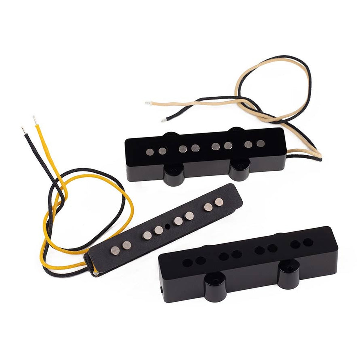 Lollar 10501-1151 set van twee 'J-Bass' pickups hals en brug zwart