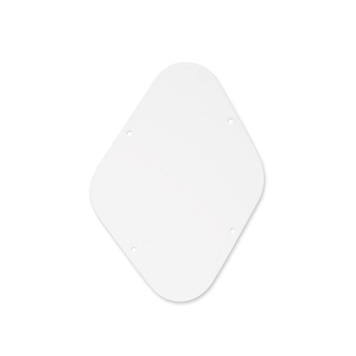 Boston P-102-W back plate, potmeters cavity, 1 ply, LP-model, white