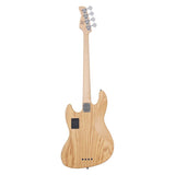 Sire Basses V7 SR4/NTS Swamp ash heruitgave 4-snarige actieve basgitaar, natuurlijk satijn