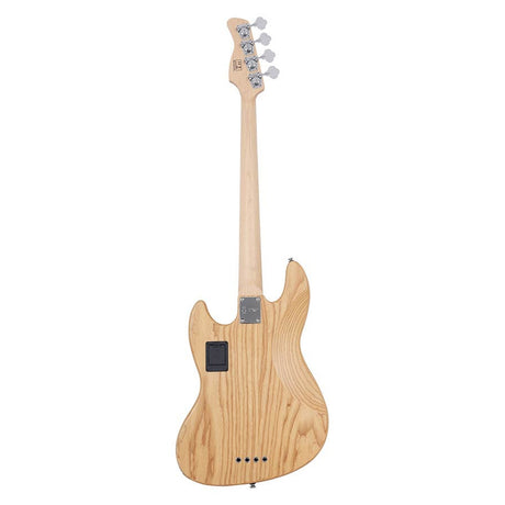 Sire Basses V7 SR4/NTS Swamp ash heruitgave 4-snarige actieve basgitaar, natuurlijk satijn