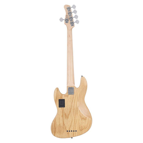 Sire Basses V7 SR5/NTS Swamp ash heruitgave 5-snarige actieve basgitaar, natuurlijk satijn