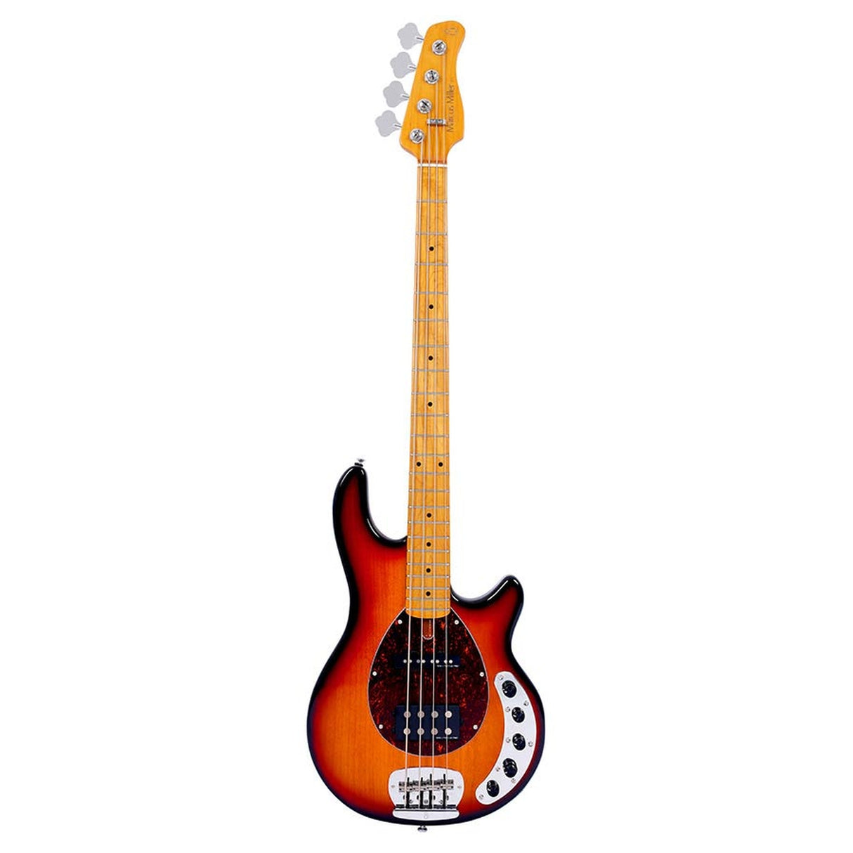 Sire Basses Z7 4/3TS Mahonie 4-snarige actieve basgitaar, 3-tone sunburst